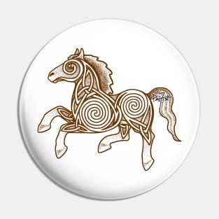 Celtic War Horse Pin