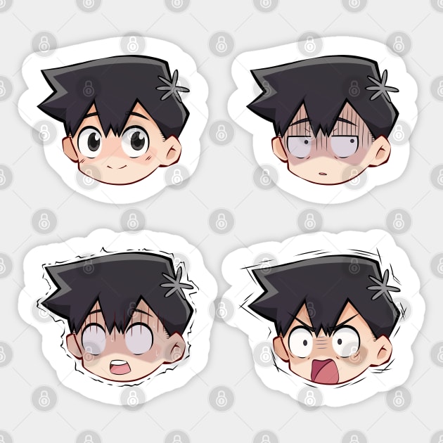 Tadano Hitohito - Komi-san wa, Komyushou Desu - Komi Sanwa - Sticker ...