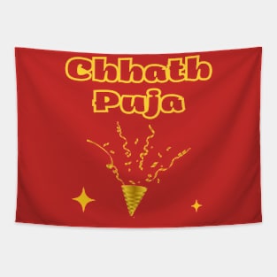 Indian Festivals - Chhath Puja Tapestry