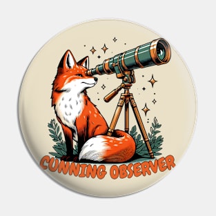 Foxy astronomy Pin