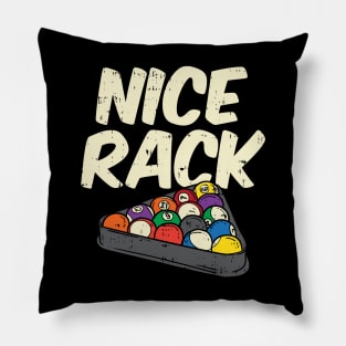 Billards: Nice Rack Pillow