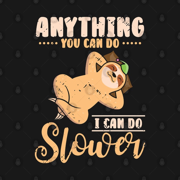 Cute Sloth Lazy Office Worker Working Sloth Statement Chill by Tom´s TeeStore