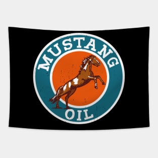 mustang oil Tapestry