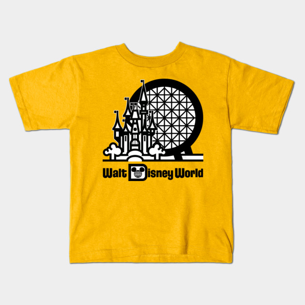 yellow retro walt disney world shirt