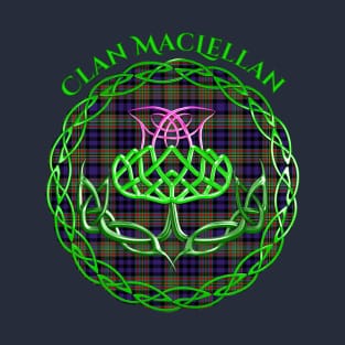 MacLellan Scottish Tartan Celtic Thistle T-Shirt