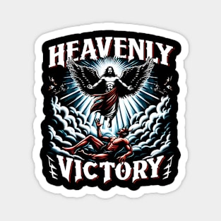 Heavenly Victory, Jesus ultimate victory over evil Magnet