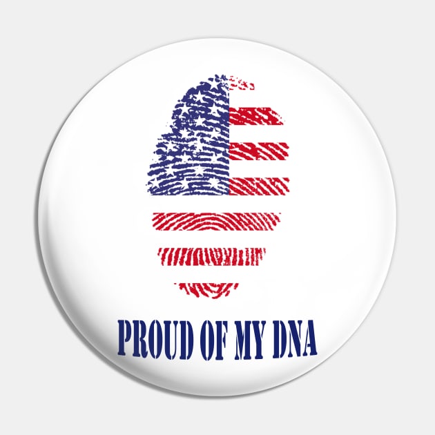 Proud of my american DNA shirt Pin by Tee Shop