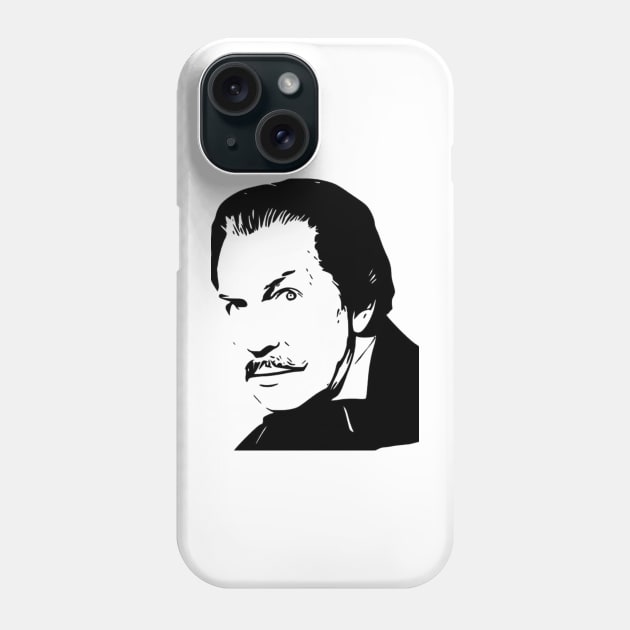 Vincent Price Stencil Artwork Phone Case by MarkRame