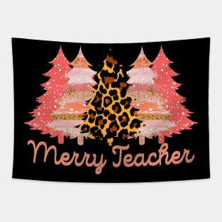 christmas presents for teachers leopard tree print Tapestry