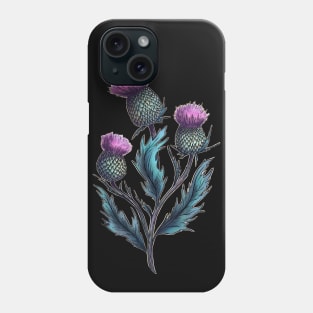 Magical herb. Thistle Phone Case