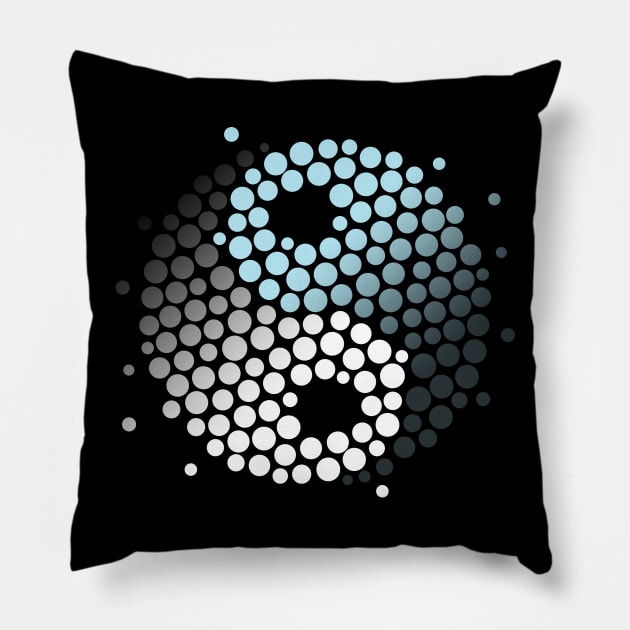 yin and yang Pillow by Fyllewy