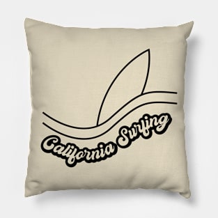 California surfing Camping Quote Pillow