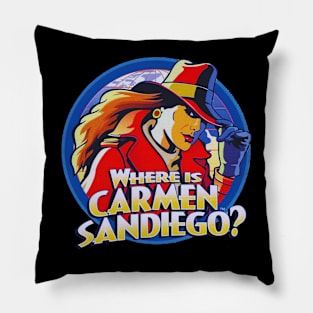 Carmen Sandiego new 8 Pillow