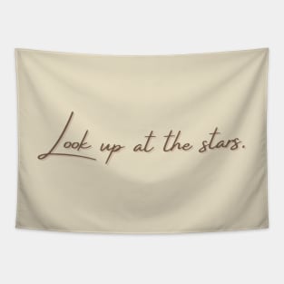 Classic Look Up At The Stars Tapestry