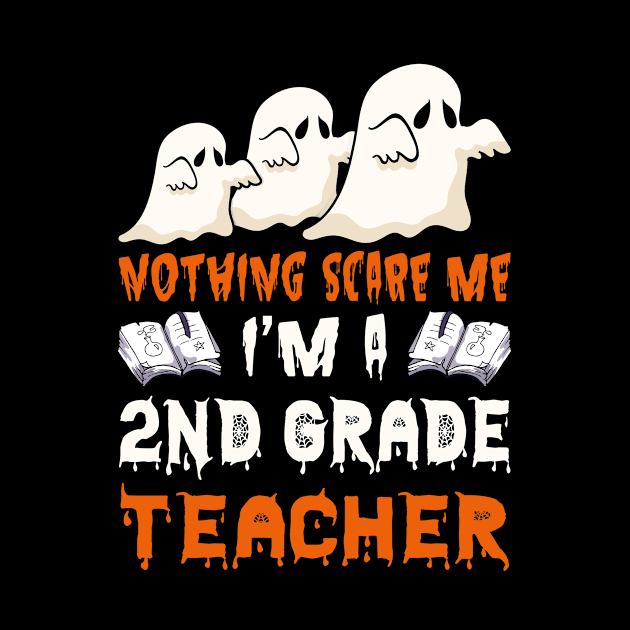 Nothing Scare Me Ghosts 2nd grade teacher Halloween by foxmqpo