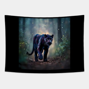 Bagheera the black panther Tapestry