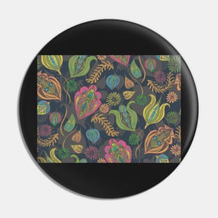 Folkish Foliage Pin