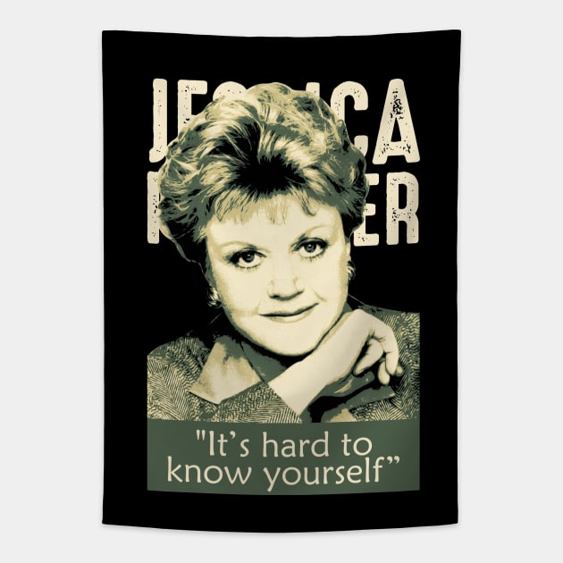 Jessica Fletcher Quote Tapestry by mia_me