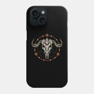 Skull head of goat Phone Case