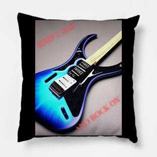 KEEP CALM AND ROCK ON Pillow