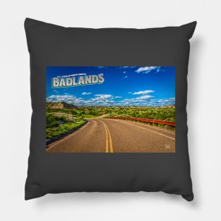 North Dakota Badlands Pillow