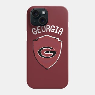 Georgia Football Fan American Football Player in the Soccer Team Phone Case