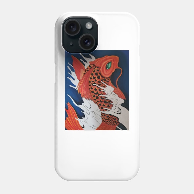 Elsie's Koi fish Phone Case by Mad1_art