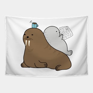 Walrus and Seal Tapestry