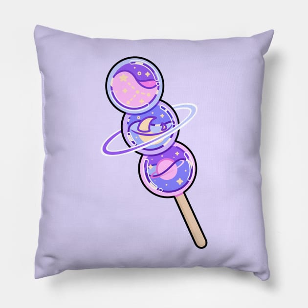 Galaxy dango Pillow by veraphina