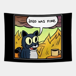 2020 was fine - Cat Tapestry