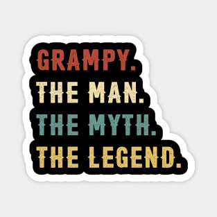 Fathers Day Gift Grampy The Man The Myth The Legend Magnet