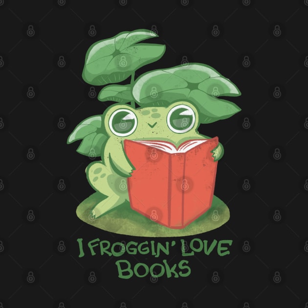 I froggin' love books! by rikolaa