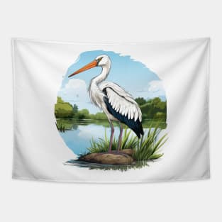 Stork Tapestry