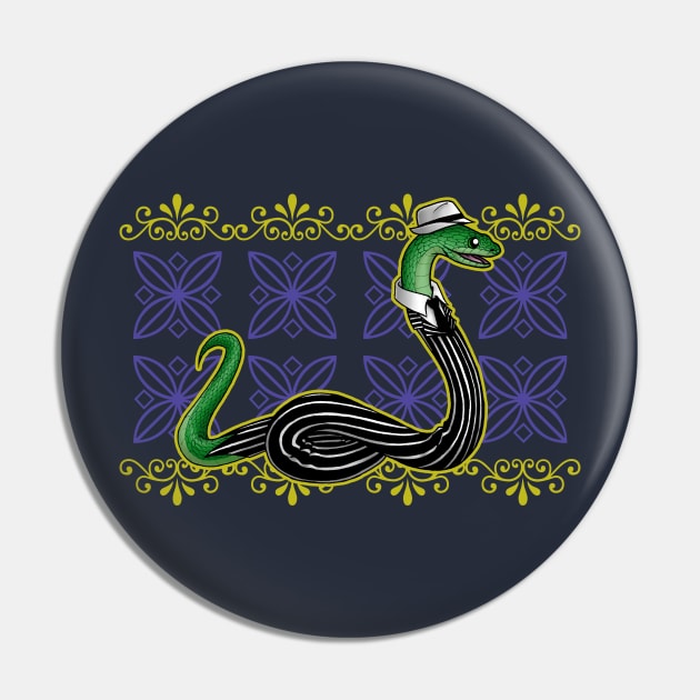 Dapper Snek Pin by RainytaleStudio