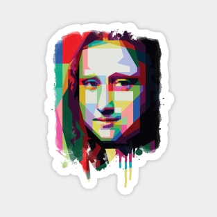 monalisa smile wpap Magnet