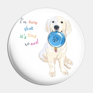 puppy dog breed Golden Retriever Pin