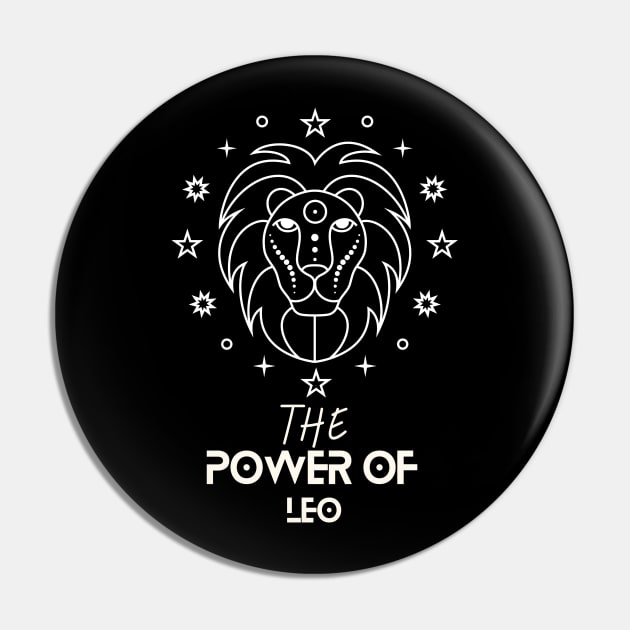 The Power Of Leo Pin by NICHE&NICHE