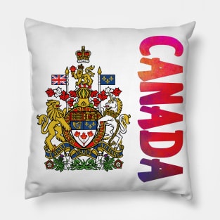 Canada Coat of Arms Design Pillow