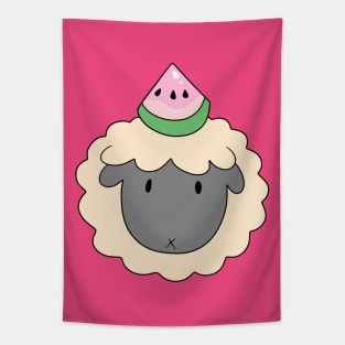 Watermelon Sheep Face Tapestry