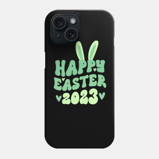 Happy Easter 2023 Bunny Ears Green Phone Case