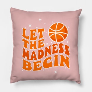 College basketball groovy Pillow