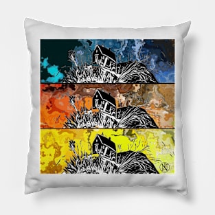 The Lake House Times of the day Pillow