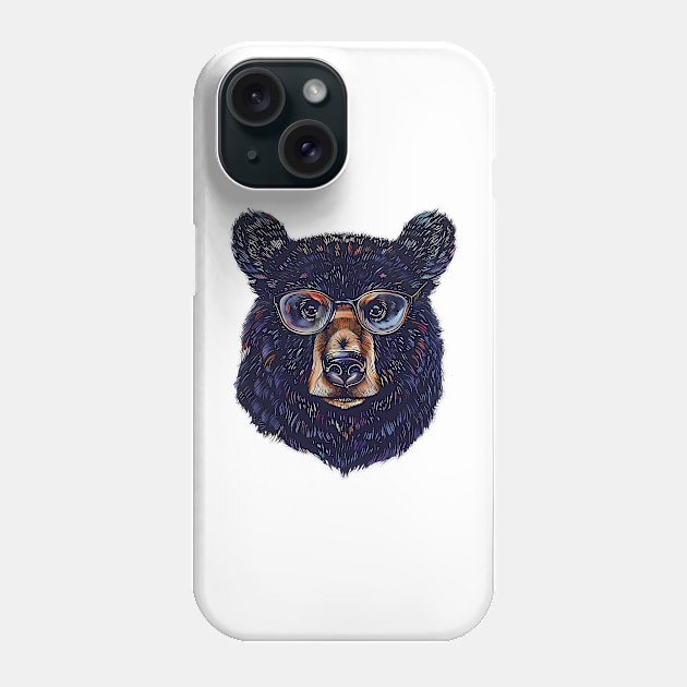 BearFrame Heritage: Wild Scholar Phone Case by Carnets de Turig