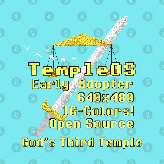 TempleOS Early Adopter - Terry A Davis, Programmer, Meme by SpaceDogLaika