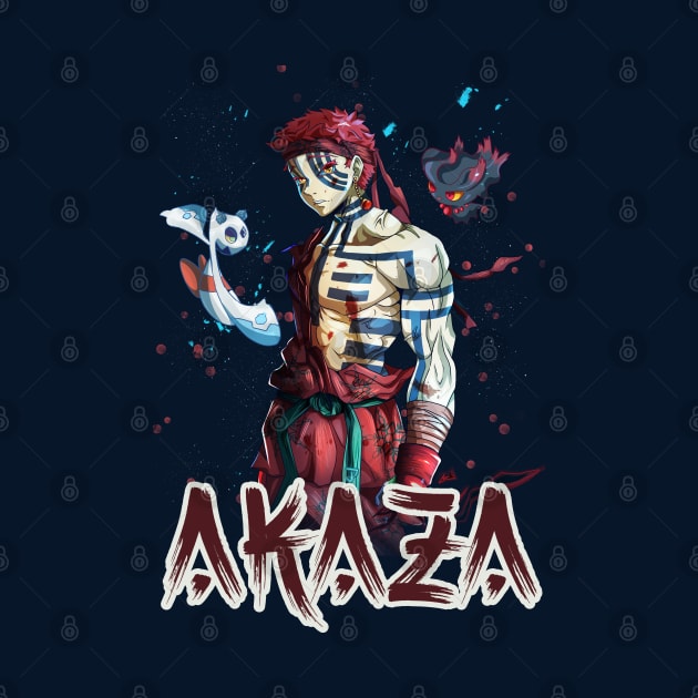 Akaza Demon Slayer by UnforgottenKai