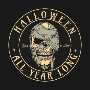 Halloween all year long - Spooky Skull T-Shirt