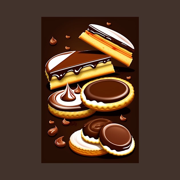 Sweet Crispy Chocolate Cookies by Fun and Cool Tees