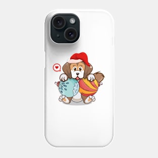 Dog Christmas balls - Ornaments Xmas decoration Phone Case