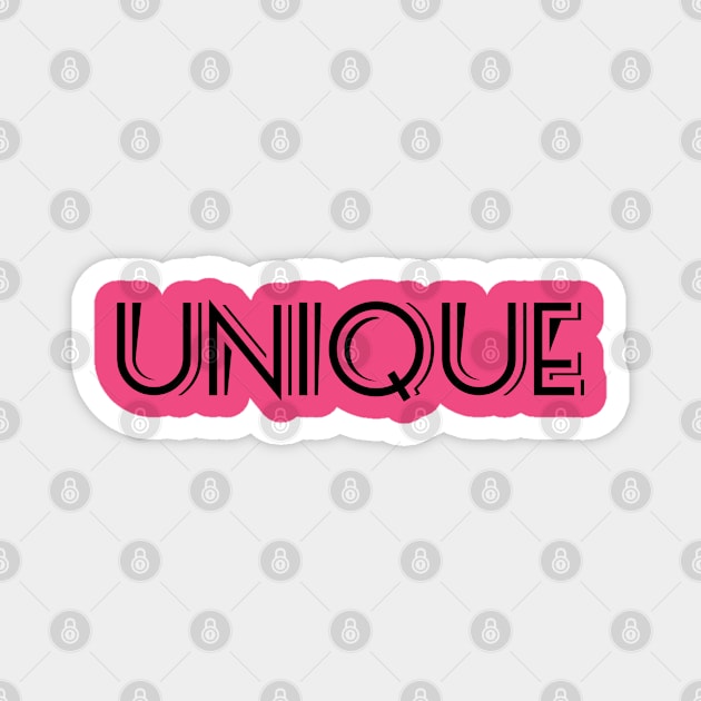 Unique Magnet by CasualTeesOfFashion