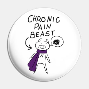 Chronic Pain Beast Pin